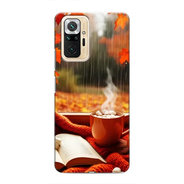 Чохол з принтом «Кава і дощ» для Xiaomi Redmi Note 10 Pro