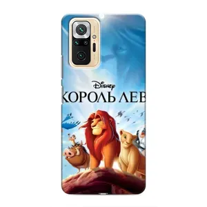 Чохол Король лев на Сяомі Редмі Ноут 10 Про (Постер Король Лев)