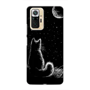 Чохол з принтом для Xiaomi Redmi Note 10 Pro (AlphaPrint) Модні коти