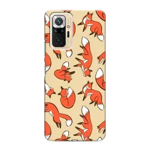 Чехол с принтом «Лисички» для Xiaomi Redmi Note 10 Pro