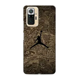 Чехлы для Xiaomi Redmi Note 10 Pro - с картинкой JORDAN (AlphaPrint) (Logo Jordan)