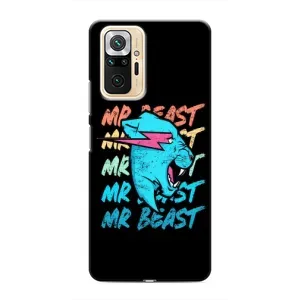 Чехол с принтом «logo Mr beast» для Xiaomi Redmi Note 10 Pro