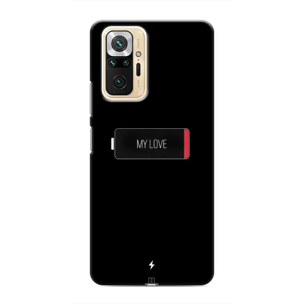 Чехол с принтом «Love battery» для Xiaomi Redmi Note 10 Pro Чехол с принтом «Love battery» для Xiaomi Redmi Note 10 Pro
