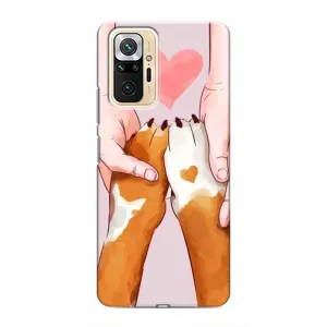 Чохол з принтом «Любовь до собак» для Xiaomi Redmi Note 10 Pro