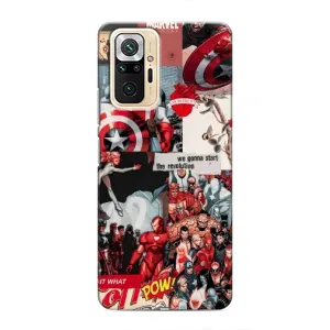 Чохол з принтом «Марвел Комикс» для Xiaomi Redmi Note 10 Pro
