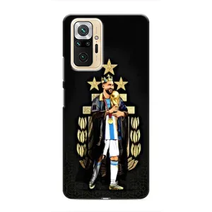 Чохли для Xiaomi Redmi Note 10 Pro (Leo чемпіон) (AlphaPrint) (Мессі Король)