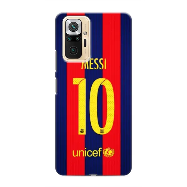 Чохол з принтом «Messi Barca 10» для Xiaomi Redmi Note 10 Pro