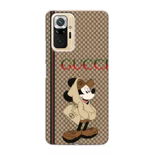 Чехлы ГУЧЧИ для Редми Ноут 10 Про (AlphaPrint) (Mickey GUCCI)