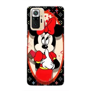 Чехол Disney Mouse Xiaomi Redmi Note 10 Pro (PREMIUMPrint) (Минни Маус ЛВ)