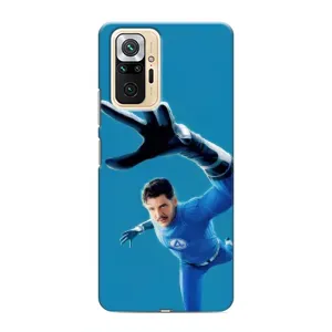 Чохол з принтом Фантастична четвірка для Xiaomi Redmi Note 10 Pro (Містер Фантастік супергерой)