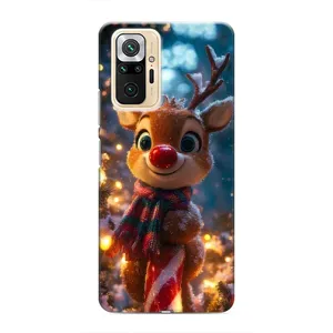 Чохол з принтом «Олень з шарфом» для Xiaomi Redmi Note 10 Pro