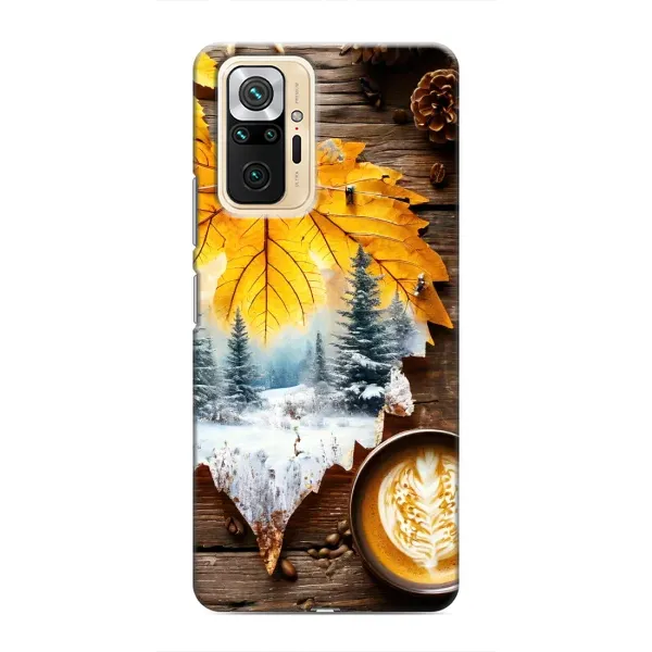 Чохол з принтом «Осінньо-зимова кава» для Xiaomi Redmi Note 10 Pro