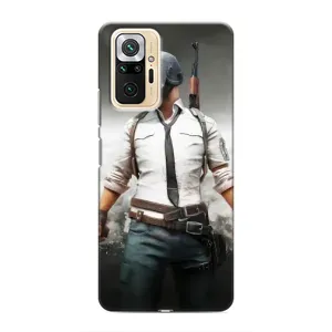 Чехол PUBG для Редми Ноут 10 Про (AlphaPrint)