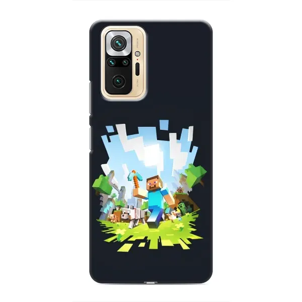 Чохол з принтом «персонажі Minecraft» для Xiaomi Redmi Note 10 Pro Чохол з принтом «персонажі Minecraft» для Xiaomi Redmi Note 10 Pro