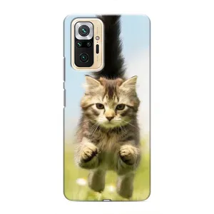 Чохли з Котиками для Xiaomi Redmi Note 10 Pro (VPrint) (Прижок кота)