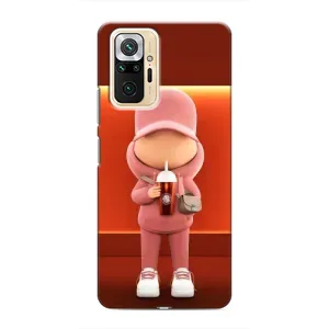 Крутые Чехлы Луи Виттон для Xiaomi Redmi Note 10 Pro (AlphaPrint) (С Кофе)