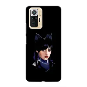 Чохли Венсдей на Xiaomi Redmi Note 10 Pro Уенсдей (AlphaPrint) (серйозна Венздей)