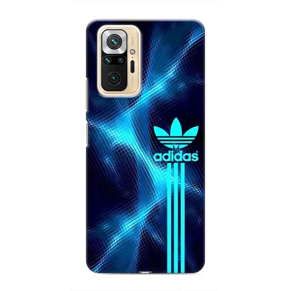 Чохол з принтом «Синій Адідас» для Xiaomi Redmi Note 10 Pro