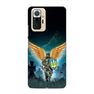 Чехлы с картинкой ЗСУ для Xiaomi Redmi Note 10 Pro (AlphaPrint) (Солдат ЗСУ)