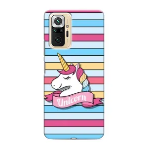 Чохол для Сяомі Редмі Ноут 10 Про - (Єдинорожки - Новинки) (AlphaPrint) (Unicorn)