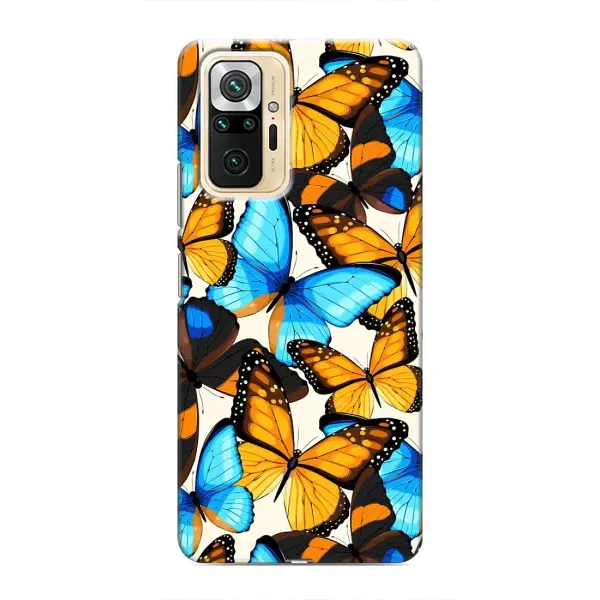 Чохол з принтом «Яскраві метелики» для Xiaomi Redmi Note 10 Pro Чохол з принтом «Яскраві метелики» для Xiaomi Redmi Note 10 Pro