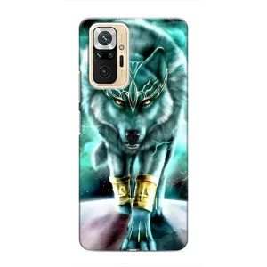 Захисні чохли для Сяомі Редмі Ноут 10 Про (AlphaPrint) (ХІТ продаж) ВОВК