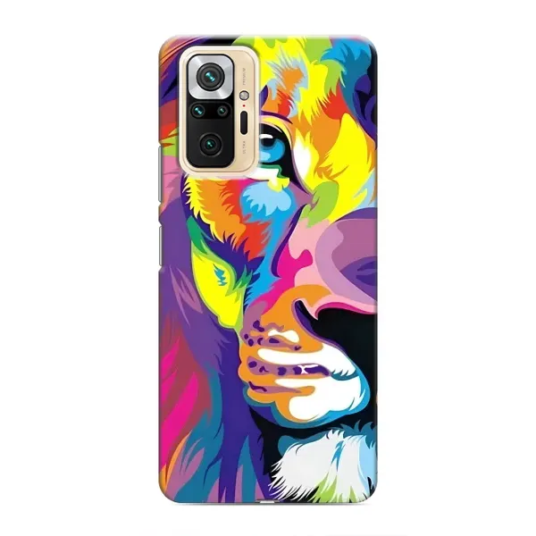 Чохол з принтом «Яскравий Лев» для Xiaomi Redmi Note 10 Pro Чохол з принтом «Яскравий Лев» для Xiaomi Redmi Note 10 Pro