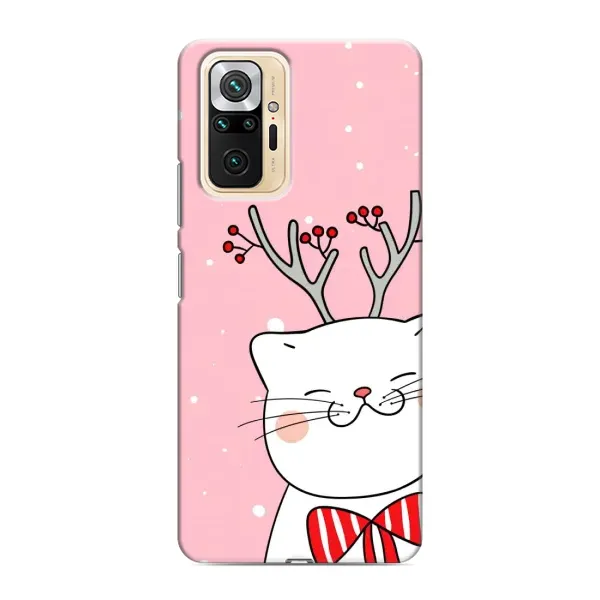 Чехол с принтом «Зимний кот» для Xiaomi Redmi Note 10 Pro