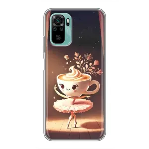 Чохол з мемом Тралалело тралала на Xiaomi Redmi Note 10 (Балерина капучина)