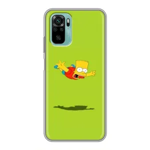 Чjхол з Сімпсонами для Xiaomi Redmi Note 10 (VPrint) (Барт Сімпсон)