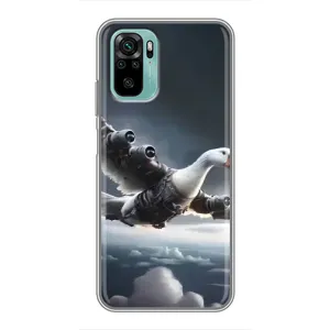 Чохол з мемом Тралалело тралала на Xiaomi Redmi Note 10 (Бомбардіні гусіні)