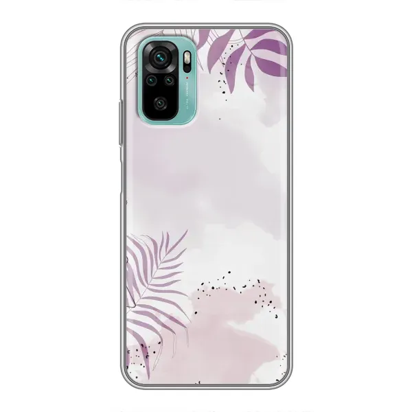 Чохол з принтом «Фіолетове листя» для Xiaomi Redmi Note 10
