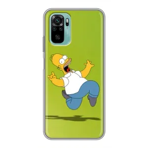 Чjхол з Сімпсонами для Xiaomi Redmi Note 10 (VPrint) (Гомер Сімпсон)