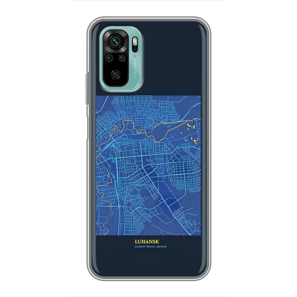 Чохол з принтом «Луганськ» для Xiaomi Redmi Note 10