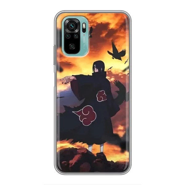 Чехол с принтом «Итачи с воронами» для Xiaomi Redmi Note 10 Чехол с принтом «Итачи с воронами» для Xiaomi Redmi Note 10