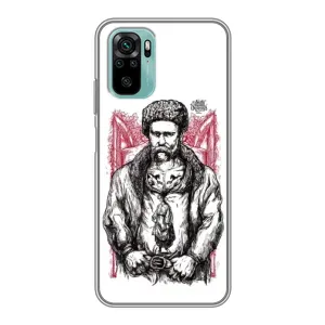 Чехлы для Xiaomi Redmi Note 10 с принтом Тараса Шевченко (AlphaPrint) (Козак Шевченко)