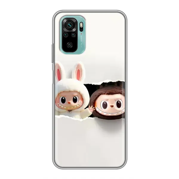 Чохол з принтом «Лабубу» для Xiaomi Redmi Note 10