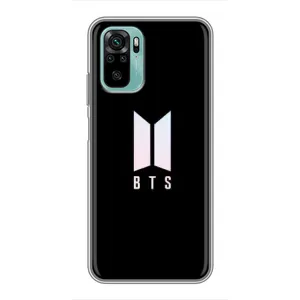Чохол з принтом «Лого BTS» для Xiaomi Redmi Note 10