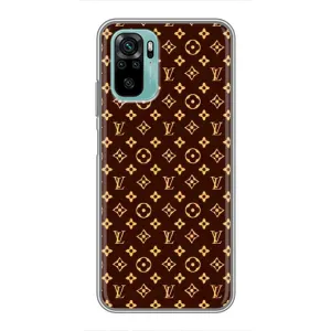 Чехлы Луи Витон для Xiaomi Redmi Note 10 (AlphaPrint - LOUIS VUITTON) (лого LOUIS VUITTON)