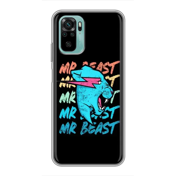 Чохол з принтом «logo Mr beast» для Xiaomi Redmi Note 10
