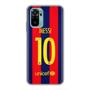 Чохли Мессі для Xiaomi Redmi Note 10 (AlphaPrint) (Messi Barca 10)