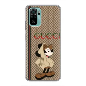 Чехлы ГУЧЧИ для Сяоми Редми Ноут 10 (AlphaPrint) (Mickey GUCCI)