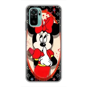 Чехол Disney Mouse Xiaomi Redmi Note 10 (PREMIUMPrint) (Минни Маус ЛВ)