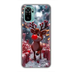 Чехол с принтом «Олень среди подарков» для Xiaomi Redmi Note 10