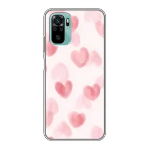 Чохол з розовим принтом для Xiaomi Redmi Note 10