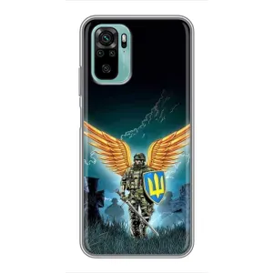 Чехлы с картинкой ЗСУ для Xiaomi Redmi Note 10 (AlphaPrint) (Солдат ЗСУ)
