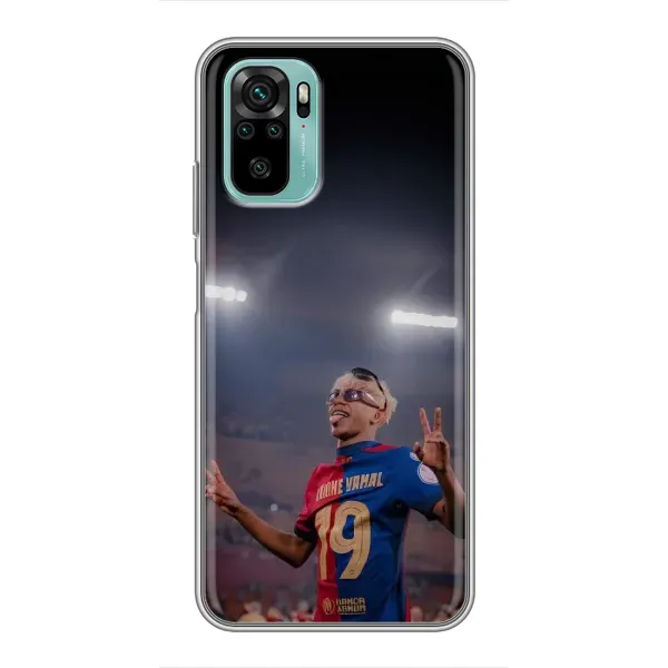 Чохол з принтом «Ямаль на стадіоні» для Xiaomi Redmi Note 10