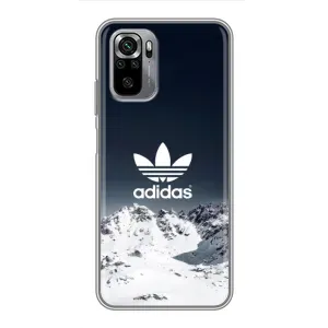 Чехлы Адидас для Xiaomi Redmi Note 10S (AlphaPrint) (Адидас в горах)