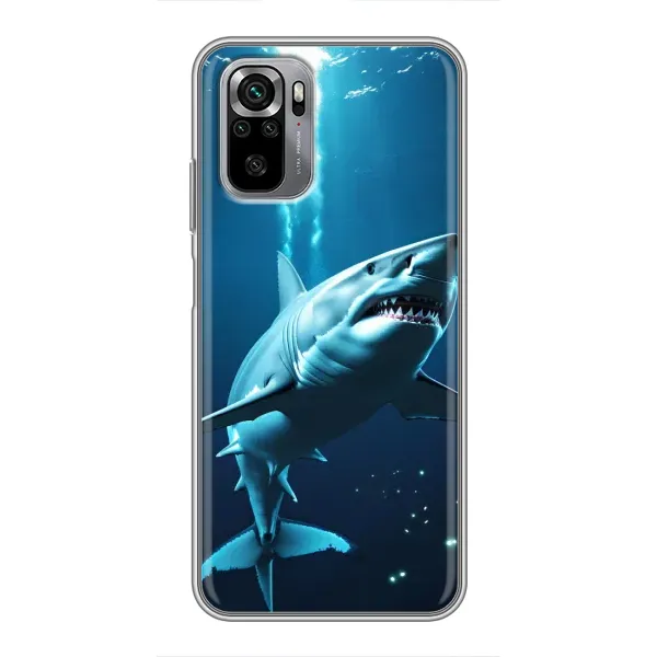 Чехол с принтом «Акула под водой» для Xiaomi Redmi Note 10S Чехол с принтом «Акула под водой» для Xiaomi Redmi Note 10S