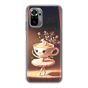Чохол з мемом Тралалело тралала на Xiaomi Redmi Note 10S (Балерина капучина)